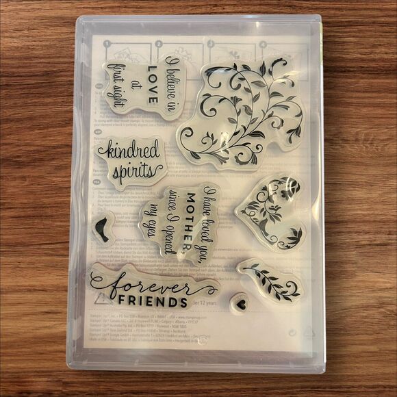 Stampin Up First Sight Stamp Set Love Friend Mother Valentine's Day Bird 140688 - Picture 2 of 2